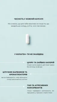Колаген+ (Collagen+), 90 капсул, Green Visa - Зображення 9