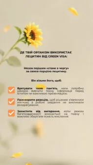 Лецитин (Lecithin), 90 капсул, Green Visa - Зображення 5