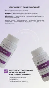 Магній+ (Magnesium+), 90 капсул, Green Visa - Зображення 5