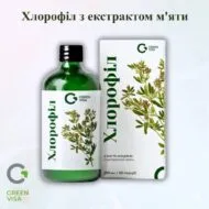 Рідкий хлорофіл (хлорофилл) з екстрактом м'яти