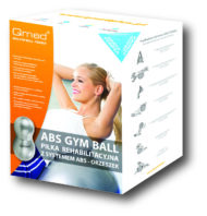 Qmed ABS Gym Ball Peanut, Фітбол арахіс, гімнастичний м'яч для фітнесу і реабілітації - Зображення 5