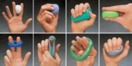 Пластична маса для реабілітації долоні Qmed Therapy Putty Strong, сильна - Зображення 3