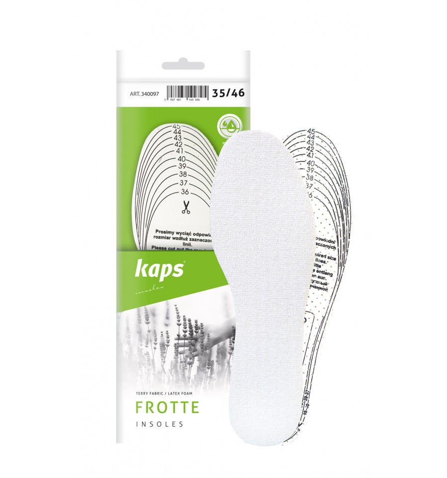 1903969934_kaps-frotte- Kaps Frotte — Гігієнічні бавовняні устілки для взуття (для вирізання) - Зображення 1