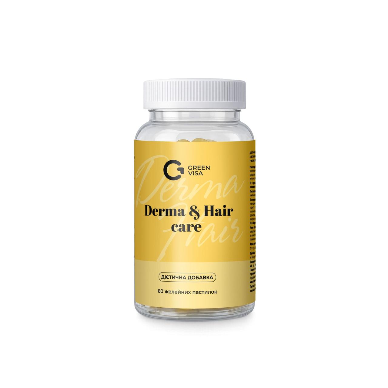 7511783001_derma-and-hair Derma & Hair complex (Derma & Hair care), 60 шт, Грін-Віза (Green-Visa) - Зображення 1