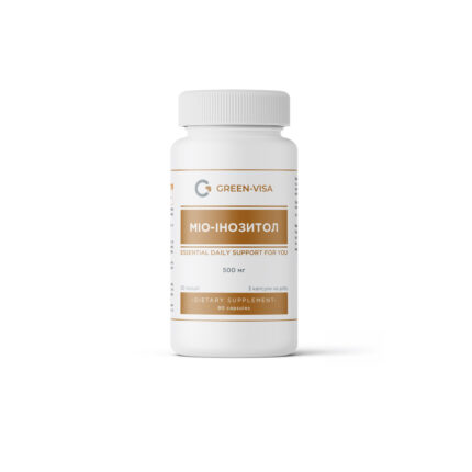 Міо-інозитол (Myo-Inositol), 90 капсул, Green Visa