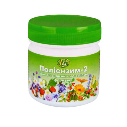 Поліензим-2 (Polyenzyme-2), рано- та виразкозагоювальна формула, 280 г, Green Visa