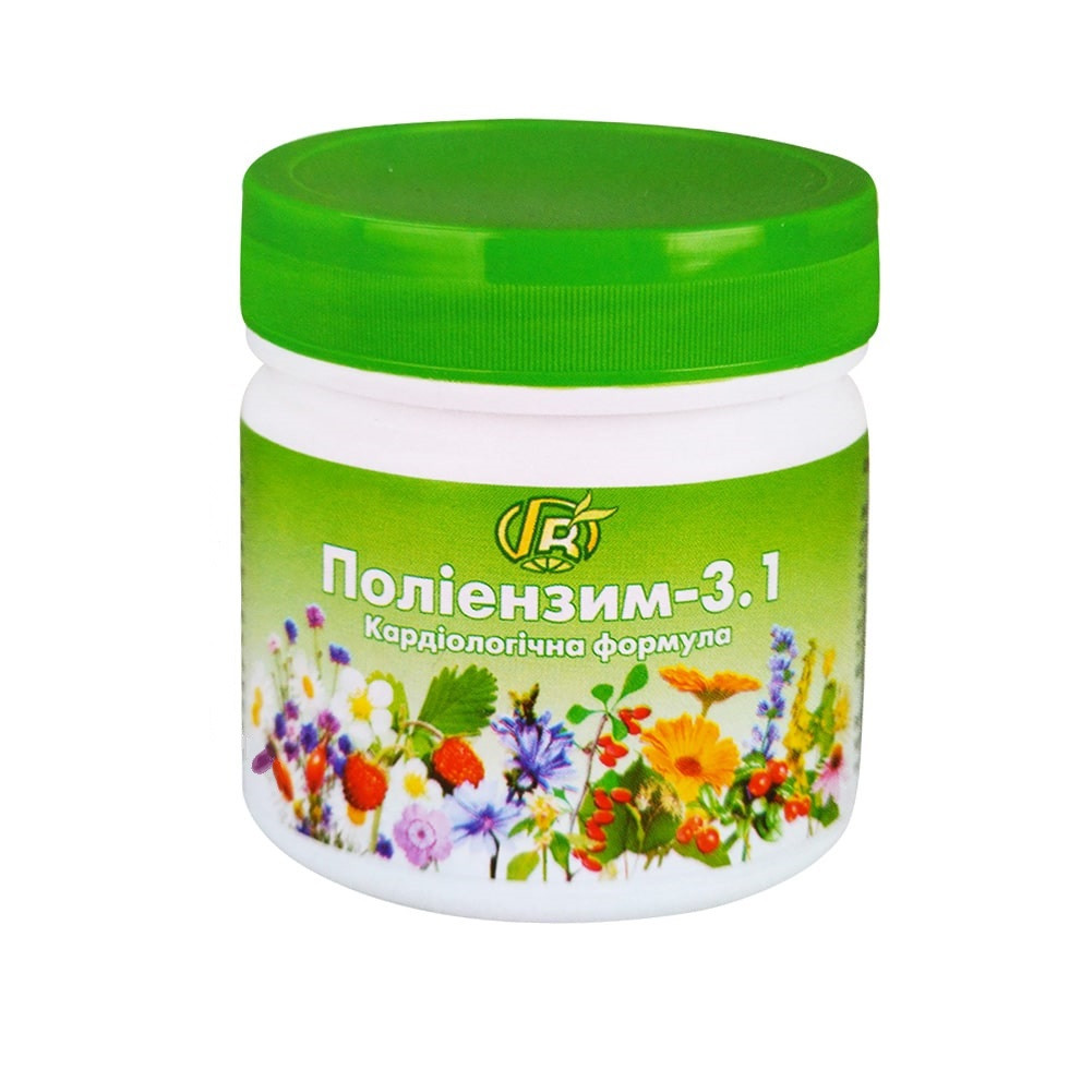 7530782275_polienzim-31-kardiologichna-formula Поліензим-3.1 Кардіологічна формула (280 г), Green Visa - Зображення 1