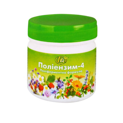 Поліензим-4 Поліферментна формула 280 г, Green Visa