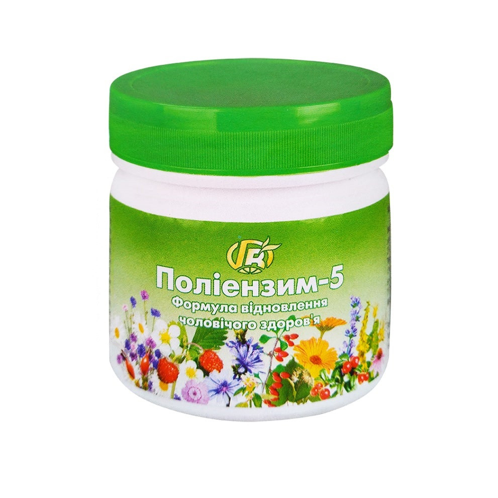 7530782380_polienzim-5-formula-vidnovlennya Поліензим-5 Формула відновлення чоловічого здоров'я (280 г), Green Visa - Зображення 1