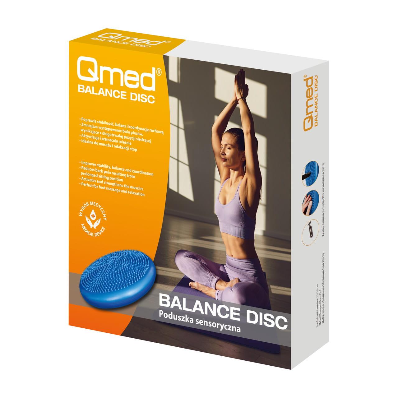 7566603888_qmed-balance-disc Qmed Balance Disc Blue - Балансувальний диск, синій - Зображення 1
