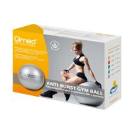 Фітбол - Qmed ABS Gym Ball 45 см. Гімнастичний м'яч для фітнесу. Жовтий - Зображення 5