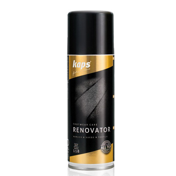 7566612548_sprej-farba-dlya-zamshi Спрей-фарба для замші та нубуку Kaps Renovator 200 ml - Зображення 1