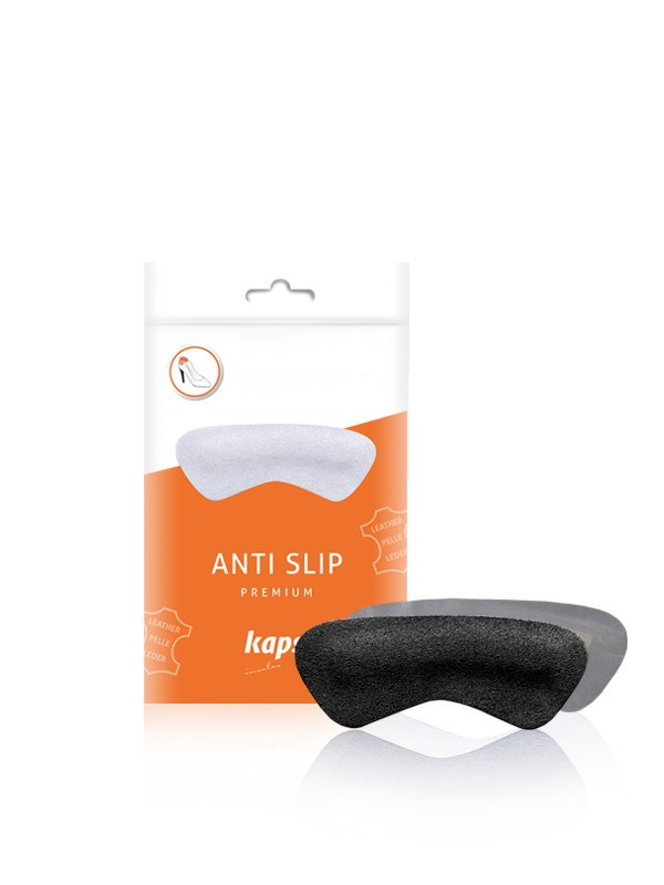 7566613178_kaps-anti-slip Kaps Anti Slip Black - Шкіряні наклейки на задник взуття, чорні - Зображення 1