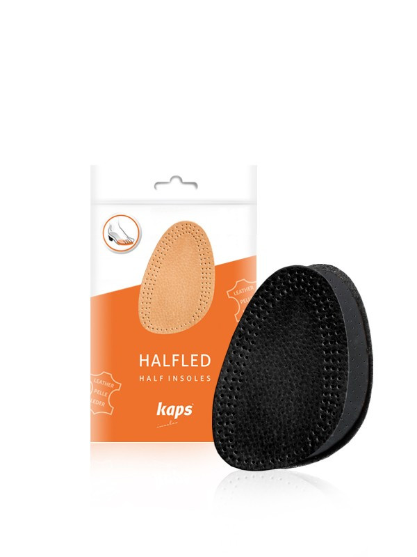 7566613485_kaps-halfled-black Kaps Halfled Black - Шкіряні напівустілки для модельного взуття на підборах, чорні - Зображення 1