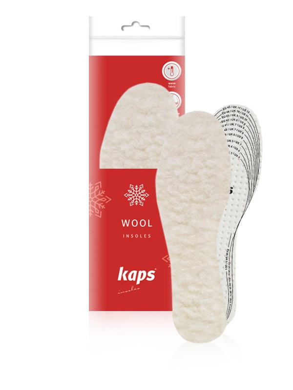 7566613669_kaps-wool- Kaps Wool - Зимові устілки для взуття (для вирізання) - Зображення 1