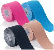 Кінезіотейп Qmed Kinesio Tape, бежевий - Зображення 4