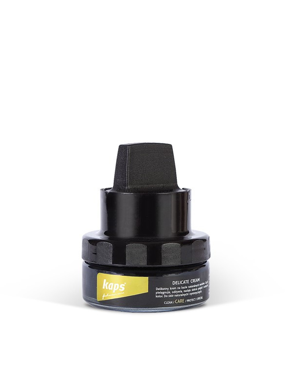 7566615484_delikatnij-krem-dlya Делікатний крем для взуття Kaps Delicate Cream) 50 ml, з аплікатором - Зображення 1