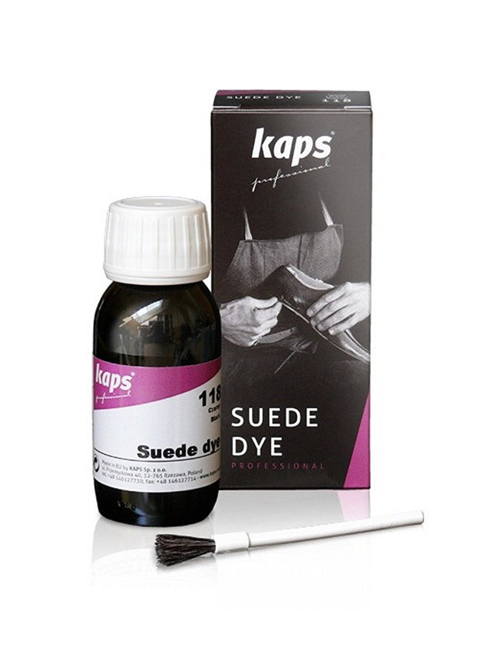 7566619346_farba-dlya-zamshi Фарба для замші та нубука Kaps Suede Dye 50 ml - Зображення 1