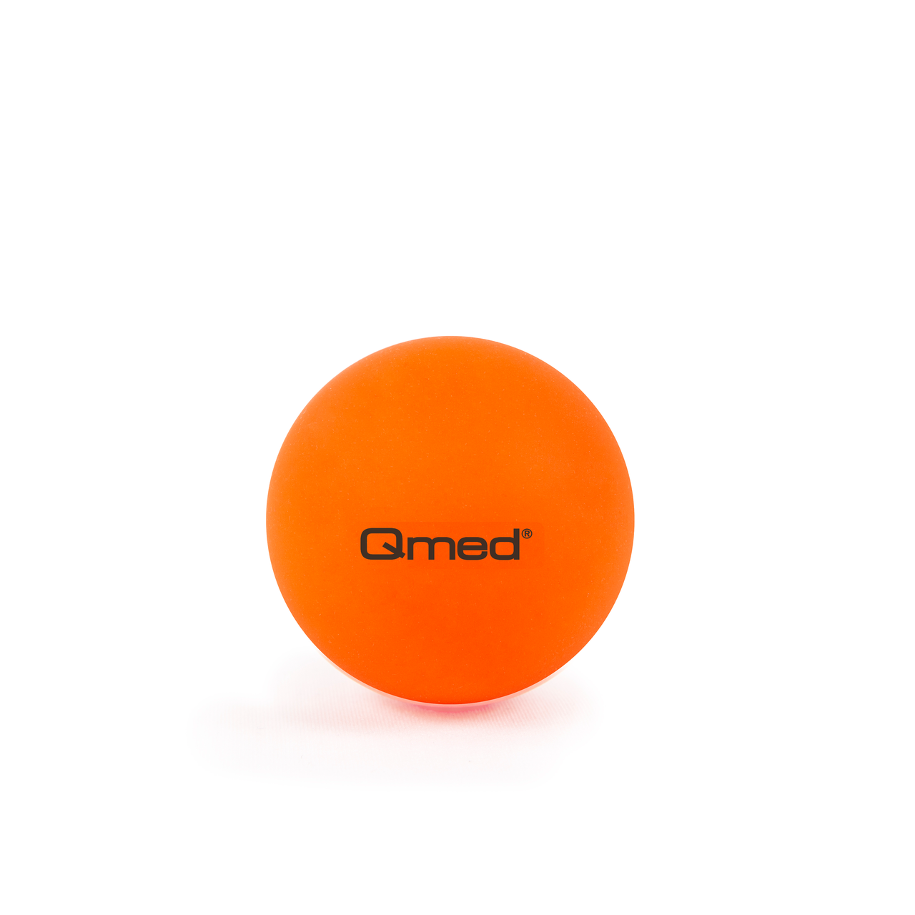 7566619492_masazhnij-myach-qmed Масажний м'яч Qmed Lacrosse Ball, помаранчевий Ø 6 см - Зображення 1