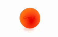 Масажний м'яч Qmed Lacrosse Ball, помаранчевий Ø 6 см - Зображення 2