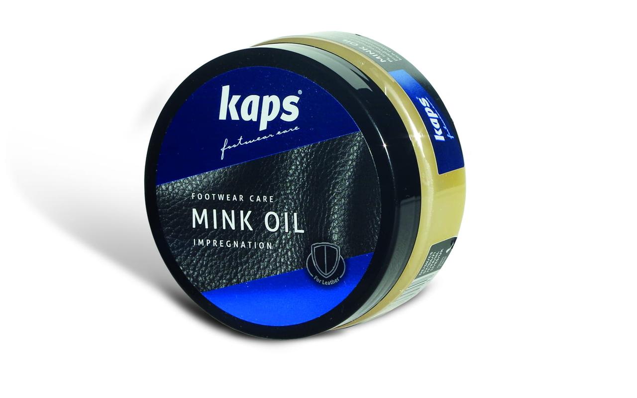 7566619564_norkovij-zhir-dlya Норковий жир для взуття Kaps Mink Oil 100 ml - Зображення 1