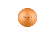 Фітбол - Qmed ABS Gym Ball 25 см. Гімнастичний м'яч для фітнесу. Помаранчевий - Зображення 3