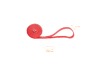 Стрічка-еспандер Qmed Resistance Band, червона (опір 7-16 кг) - Зображення 4