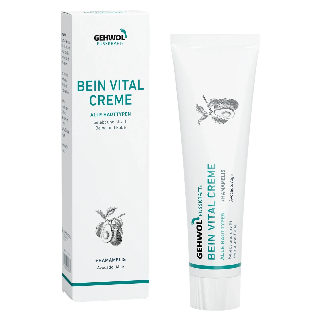 7566624378_balzam-ozhivlyayuschij-proti Бальзам оживляющий проти варикозу Gehwol Bein Vital Creme 125 мл - Зображення 1