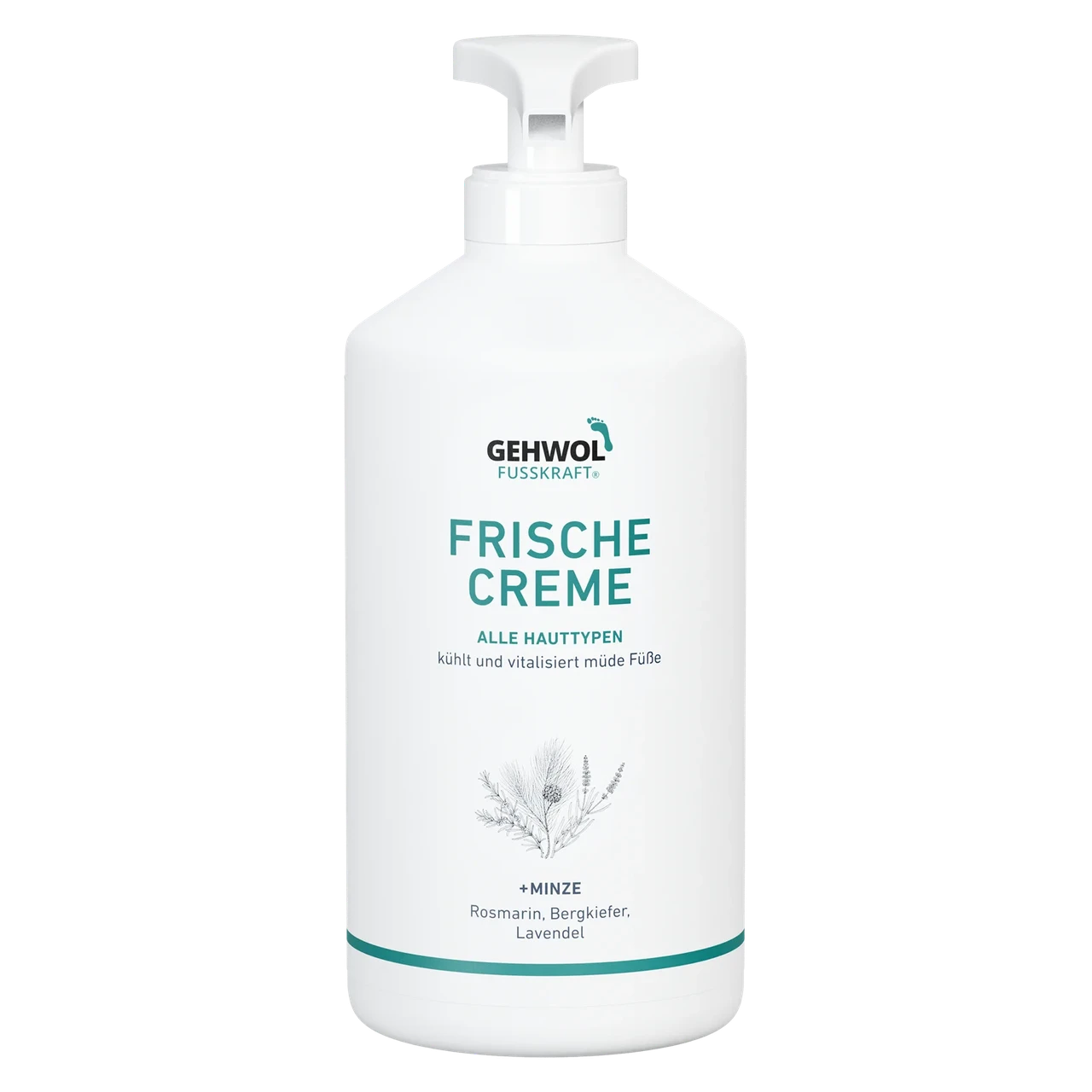 7566624626_myatnyj-balzam-gehwol Мятный бальзам Gehwol Fusskraft Refreshing Cream 500 мл - Зображення 1