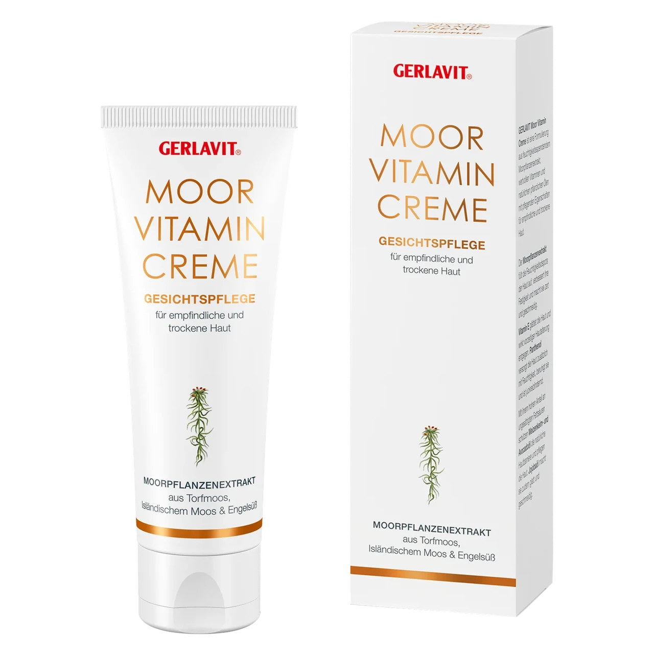 7566624630_vitaminnij-krem-dlya Вітамінний крем для обличчя Герлавіт Gerlavit Moor Vitamin Gehwol 75 мл - Зображення 1