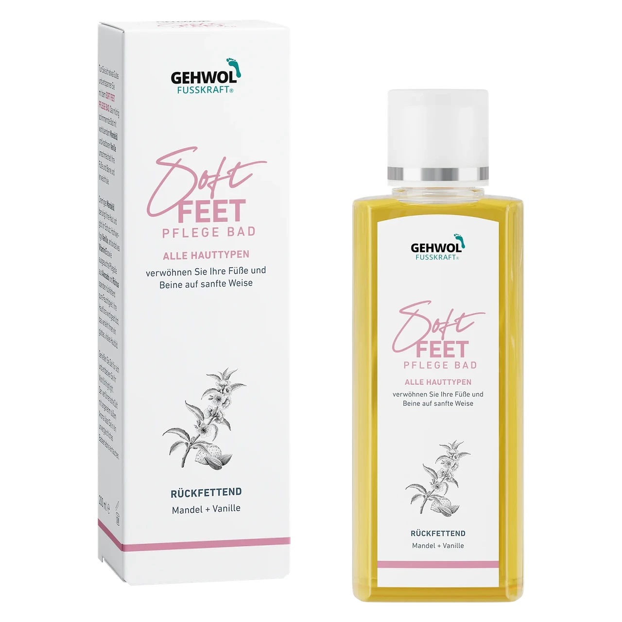 7566624891_vanna-dlya-nig Ванна для ніг Мигдаль та Ваніль Gehwol Soft Feet Nourishing Bath 200 мл - Зображення 1