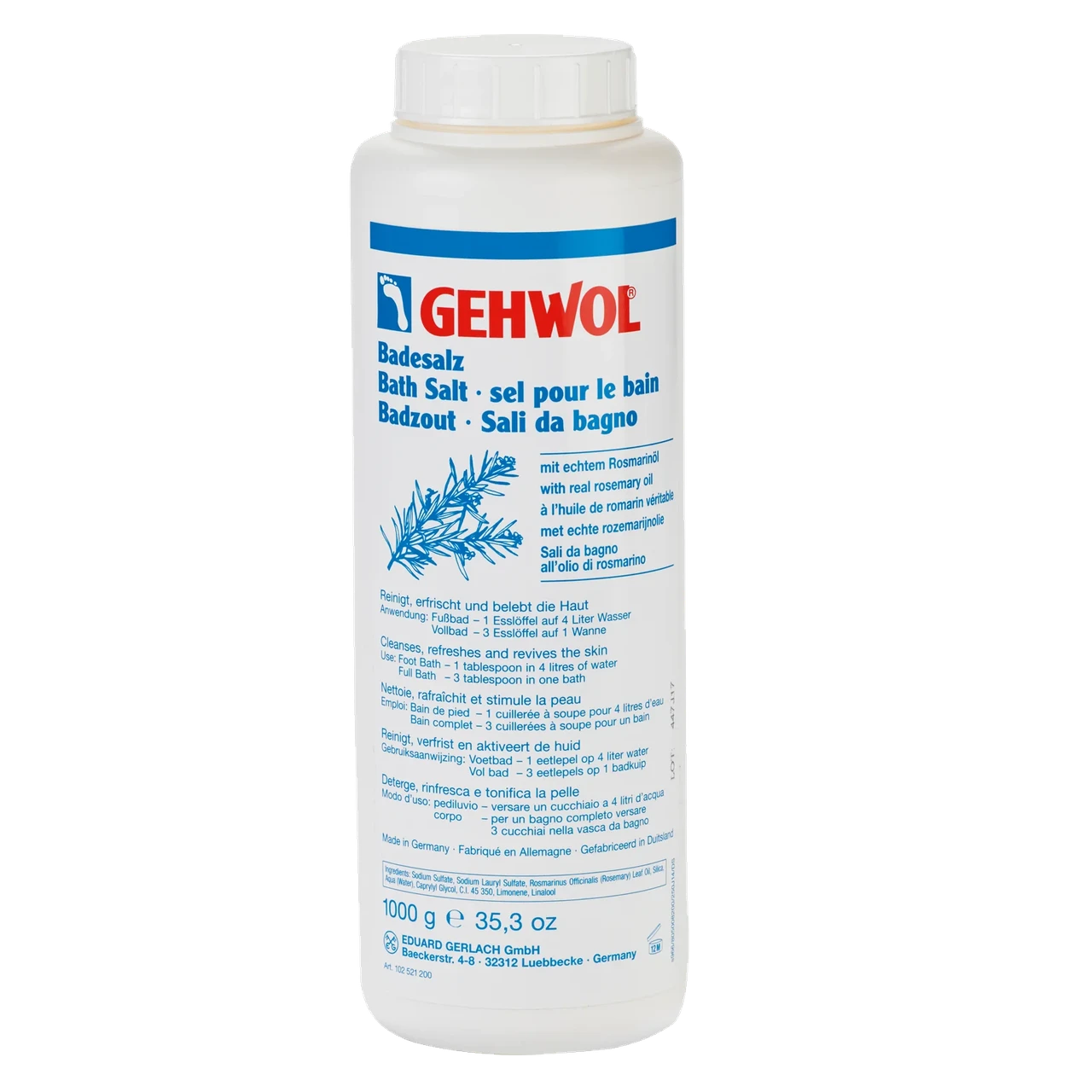 7566625185_sil-dlya-vanni Сіль для ванни Gehwol Bath Salt 1 кг - Зображення 1