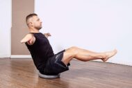 Qmed Balance Disc Gray - Балансувальний диск, сірий - Зображення 4
