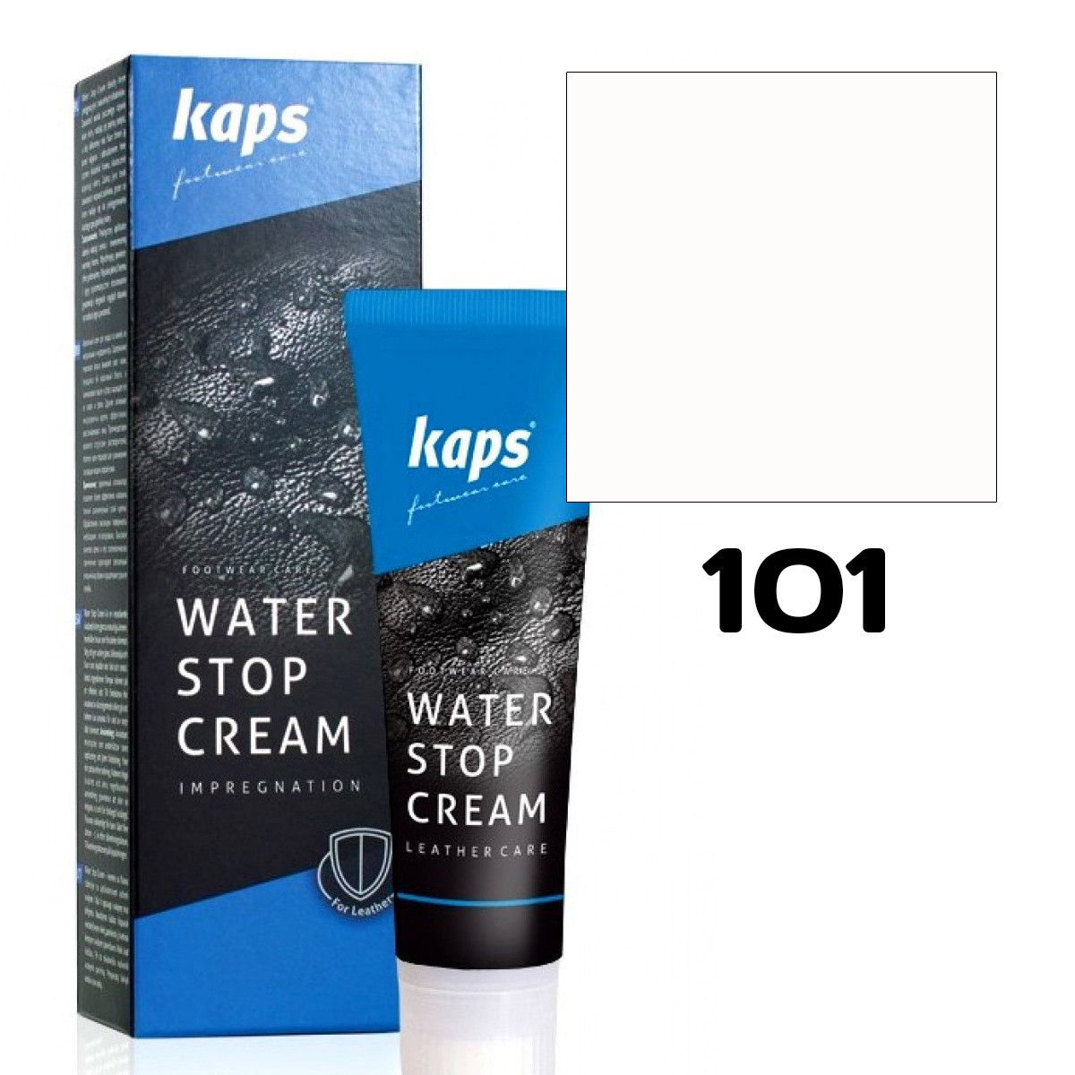 7566626429_vodovidshtovhuvalnij-krem-kaps Водовідштовхувальний крем Kaps Water Stop Cream 75 ml 101 White - Зображення 1