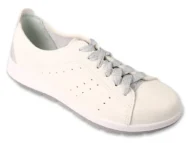 Жіночі кросівки з розширеною повнотою для проблемних ніг Dr Orto Casual 156D024 білі з сірим