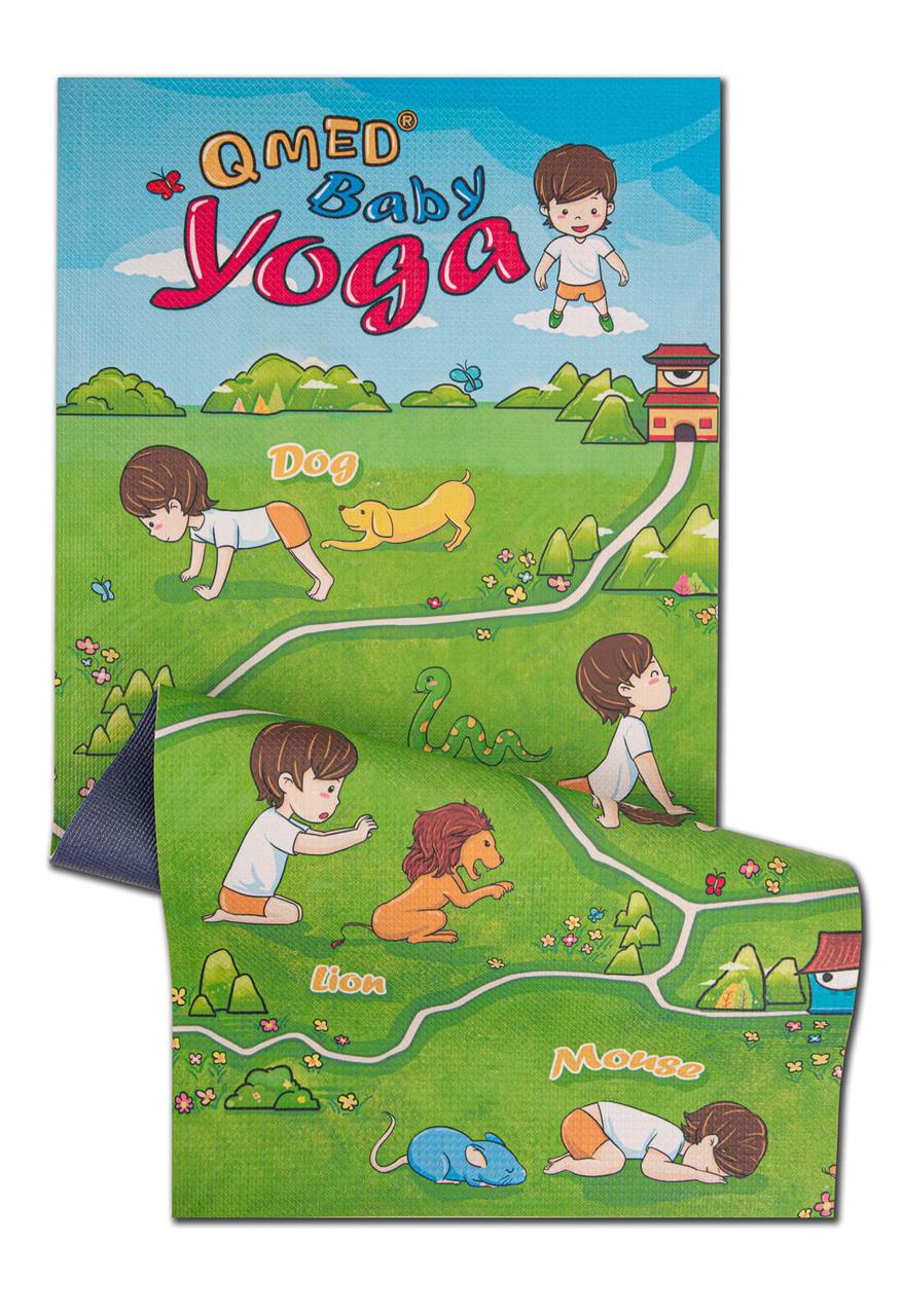7566627954_qmed-baby-yoga Qmed Baby Yoga - Килимок для йоги дитячий - Зображення 1
