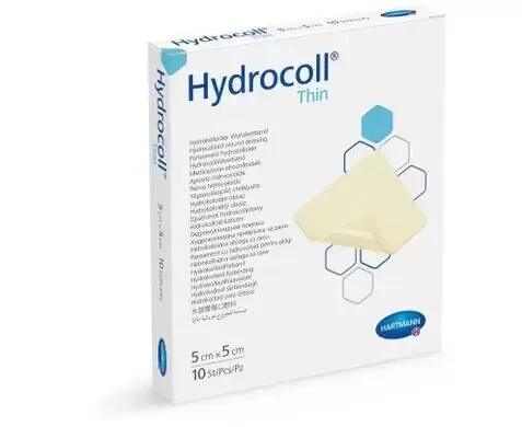 7609625893_gidrokoloyidna-povyazka-hydrocoll Гідроколоїдна пов'язка Hydrocoll Thin / Гідрокол Тонкий 5x5см 1 шт - Зображення 1