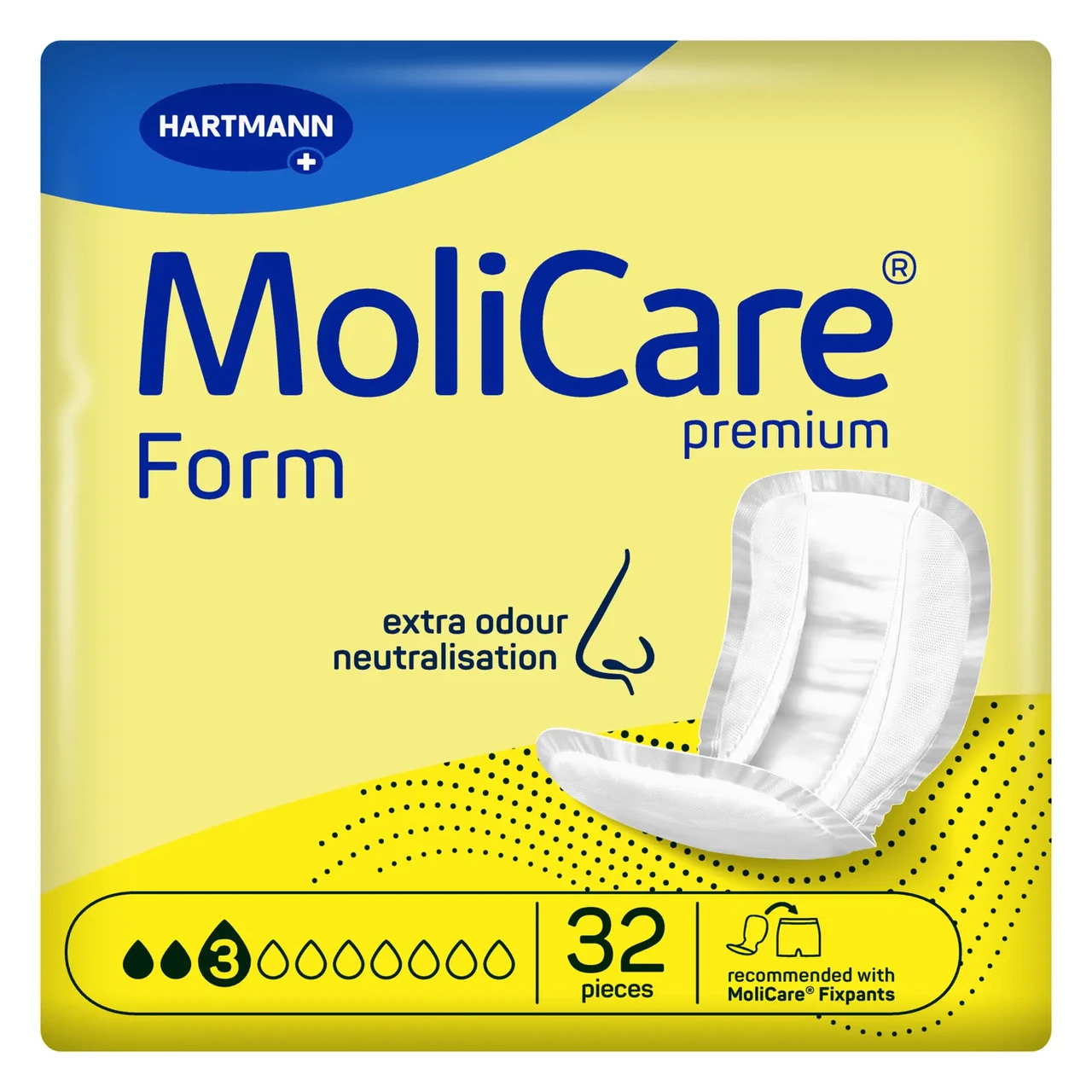 7609632781_prokladki-anatomichnoyi-formi Прокладки анатомічної форми MoliCare Premium Form 3 крапл - Зображення 1