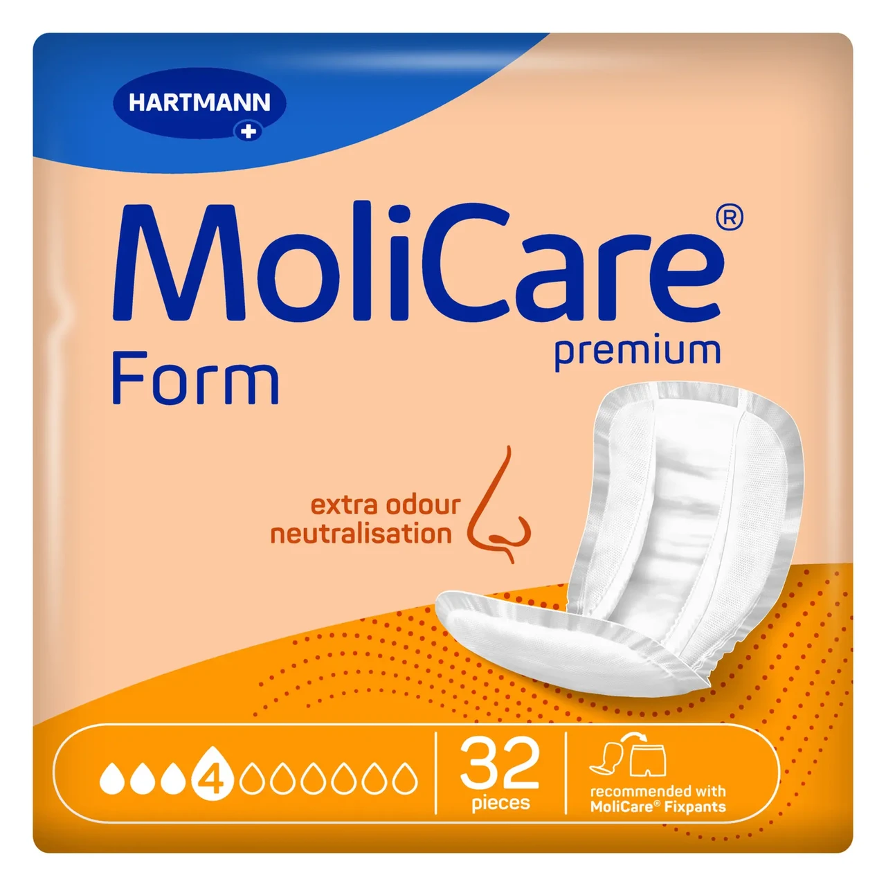 7609632794_prokladki-anatomicheskoj-formy Прокладки анатомической формы MoliCare Premium Form 4 капли - Зображення 1